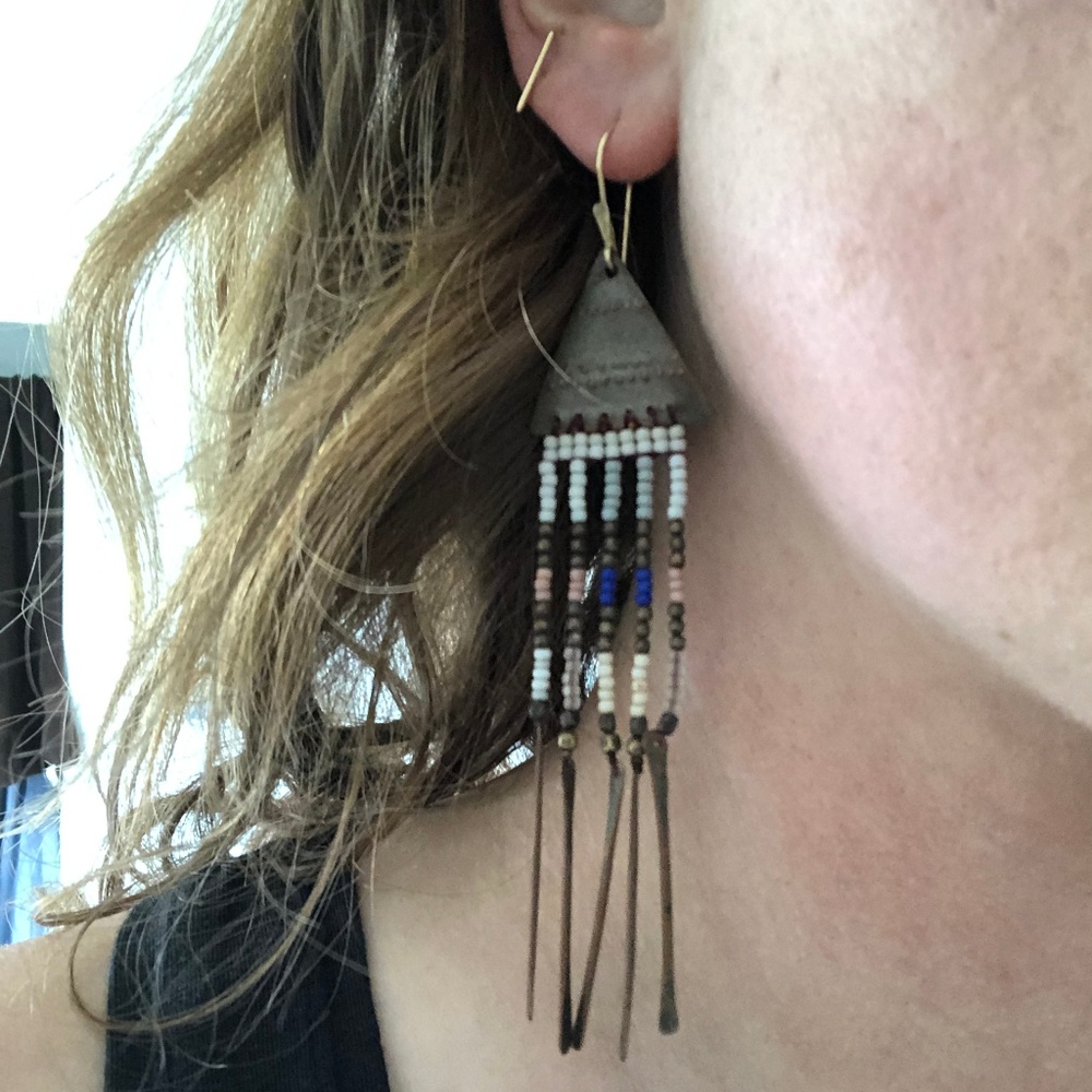 Beaded Bribol Earrings